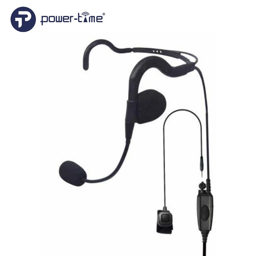 Behind-The-Head Light Weight Headset for Two-Way Radio Single Earmuff Headphone