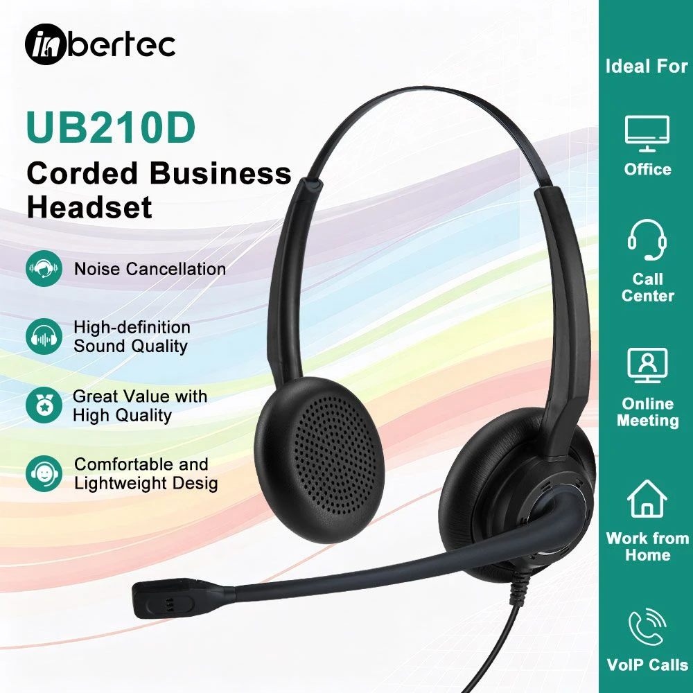 Best Call Center Headset with USB Connector UC Office Binaural/Monaural Headsets