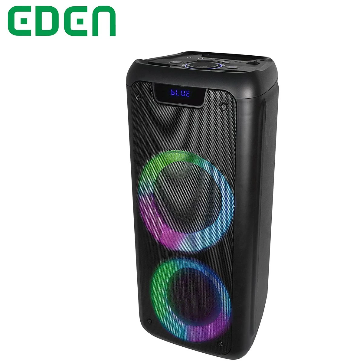 Best-Selling Dual 6.5 Inch PA PRO Passive Stereo Audio DJ Box Karaoke Wireless Professional Portable Bluetooth Speaker with LED Light