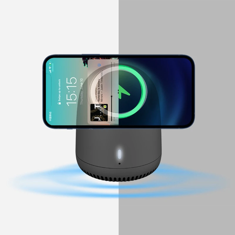 Best Selling Products Magnetic Portable Chargers Wireless 15W Fast Wireless Charging Bluetooth Speaker