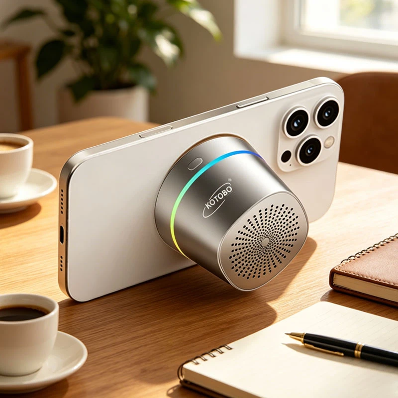 Best-Selling Small-Sized Bluetooth Speaker Magnetic Phone Speaker