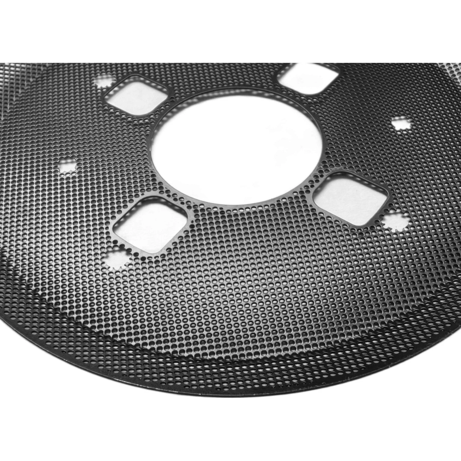 Black Coated Stainless Steel Speaker Grill