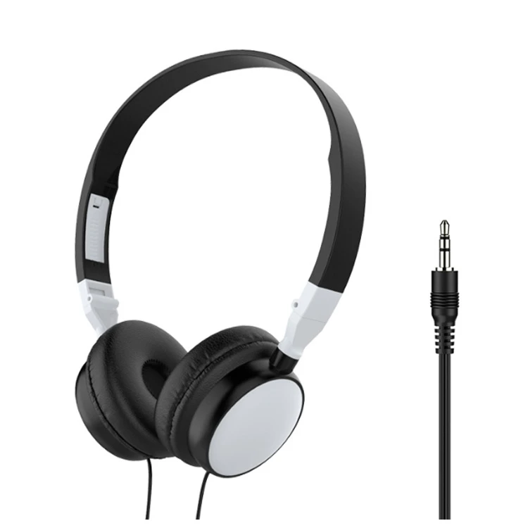 Black Disposable Earbud Headphone for School Airplane Hospital Students Kids and Adults