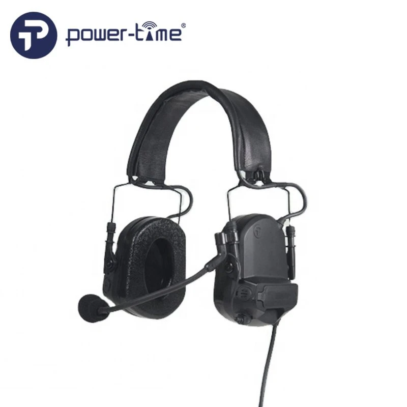 Black / Green Hunting Electronic Shooting Earmuff Headband Headphone