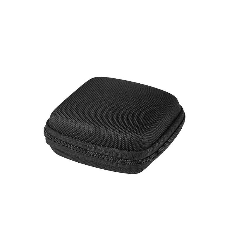 Black Hard Shell Waterproof Portable Carrying Pouch Cable Charger Data Hard Case for Earphone Storage Bag EVA Earphone Case