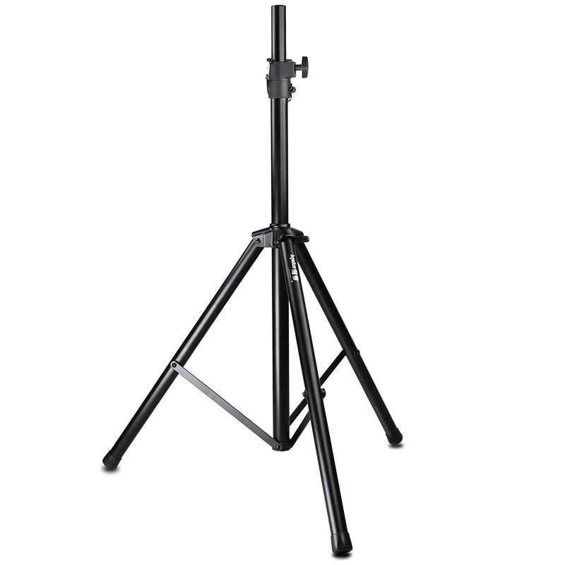 Black Heavy Duty Button Tripod Speaker Stand with 2.2m Height