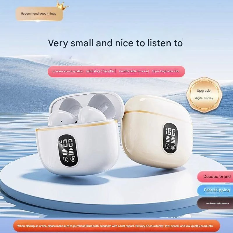 Bluetooth Earphone High-Fidelity Audio, Smart in-Ear Detection, Complete Functionality – Great Gift Option