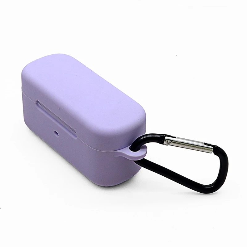 Bluetooth Earphone Soft Silicone Protective Case Anti-Lost Cover for Fiil T1 PRO – Purple