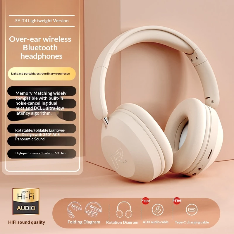 Bluetooth Headset Over-Ear Bluetooth Headphones with Heavy Bass with Mic