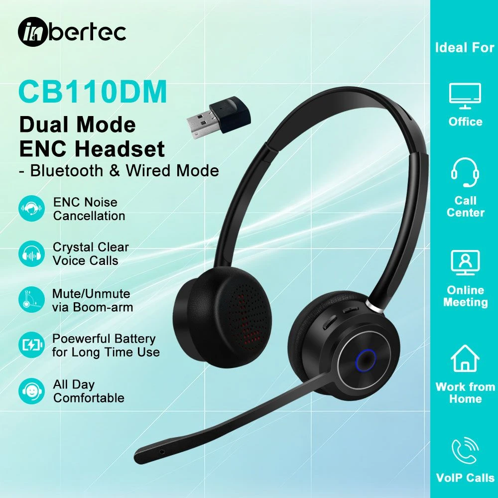 Bluetooth Headset with CVC Voice Supression Technology