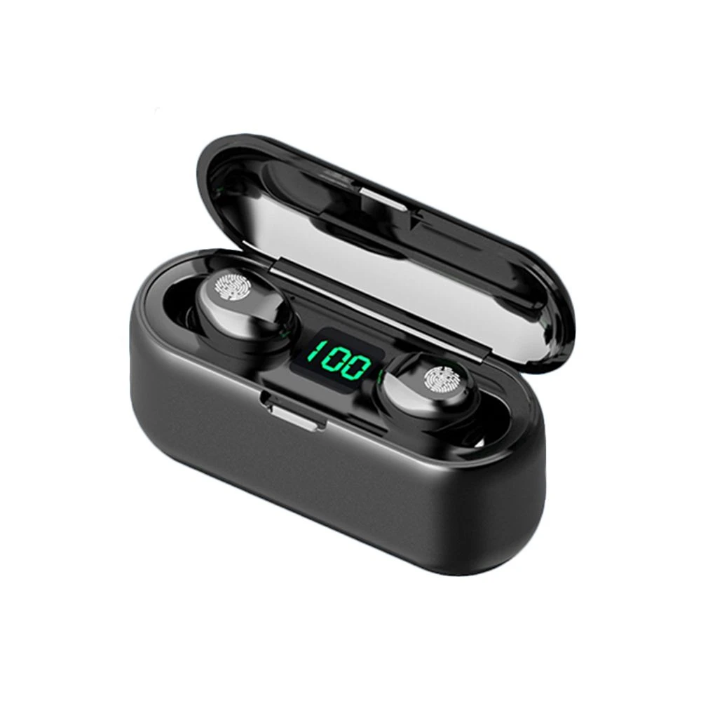 Bluetooth Mini Headphones 5.0 True Wireless Earbuds Earphone with 2000mAh Charging Sports Gaming Headset with LED Display