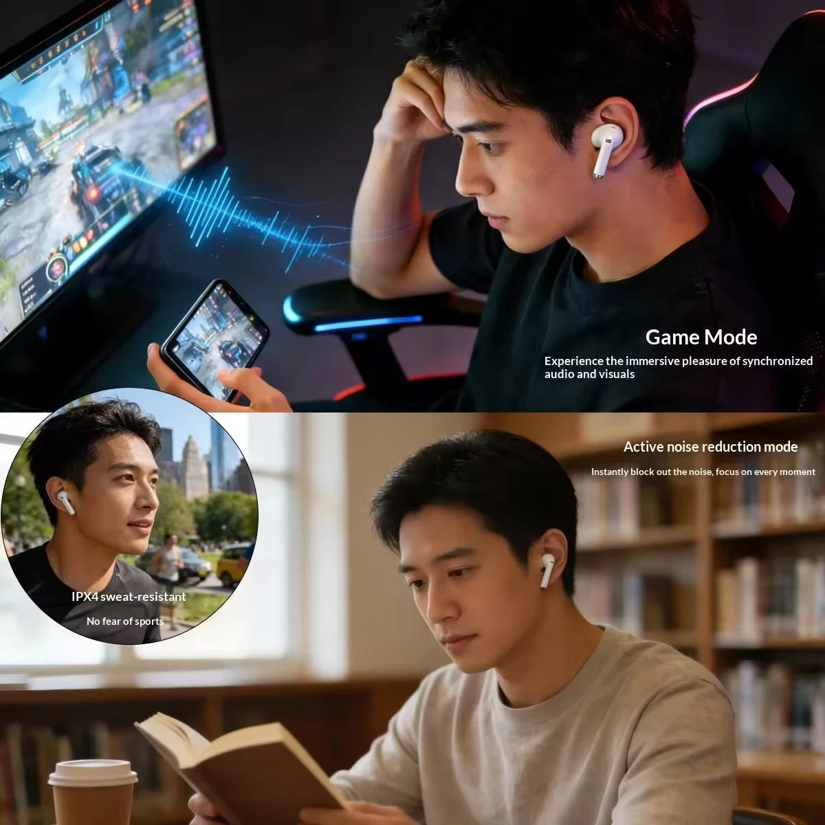 Bluetooth Noise Canceling Headphone by Zepau, 16 Volume Levels Available