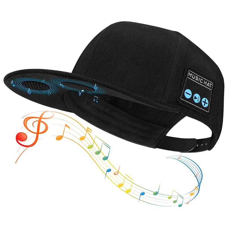 Bluetooth Speaker Adjustable Wireless Smart Music Hat Speaker for Outdoor Sports Gift
