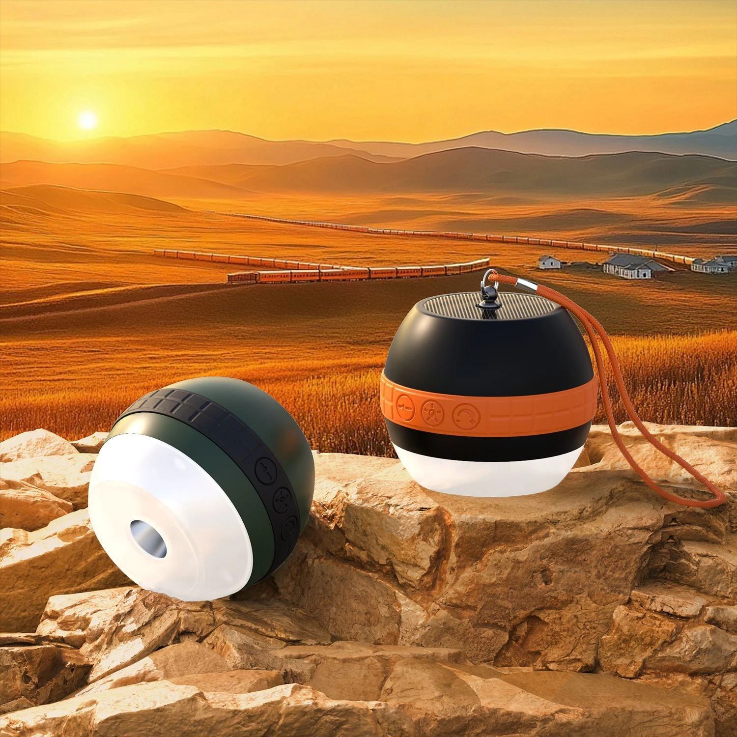 Bluetooth Speaker Camping Light Tent Light Outdoor Portable Multifunctional