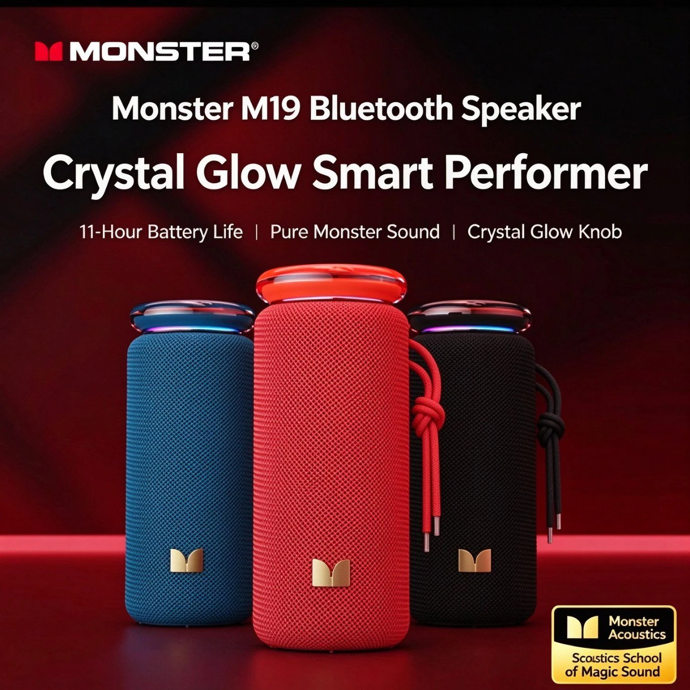 Bluetooth Speaker High-Volume High-Fidelity Waterproof ABS Sound System Outdoor Portable Car Subwoofer Compact