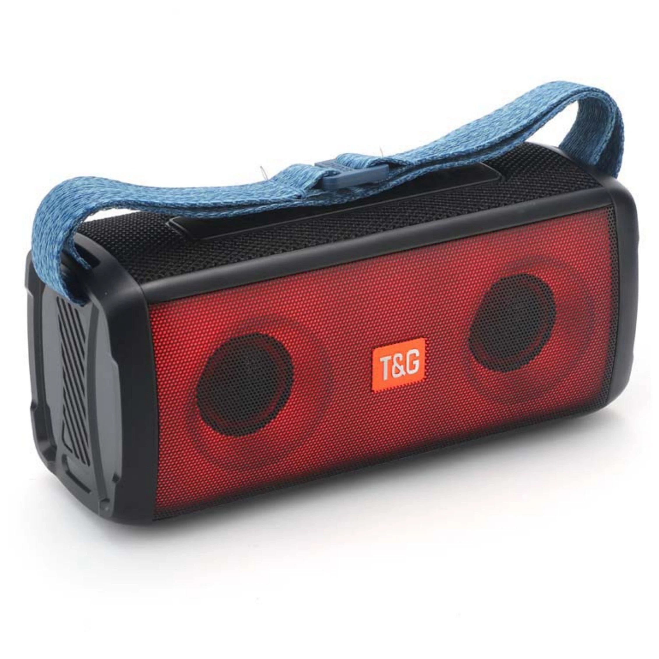 Bluetooth Speaker Outdoor Parlante Portable LED Lights FM Subwoofer Tws Couplet