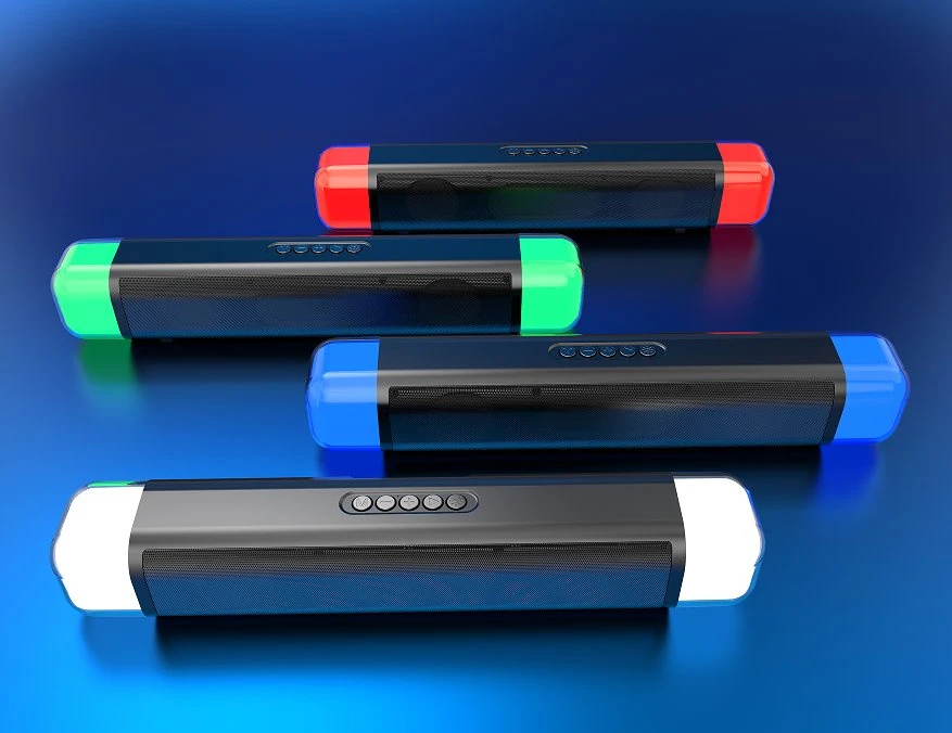 Bluetooth Speaker, RGB Color Light, Portable Speaker