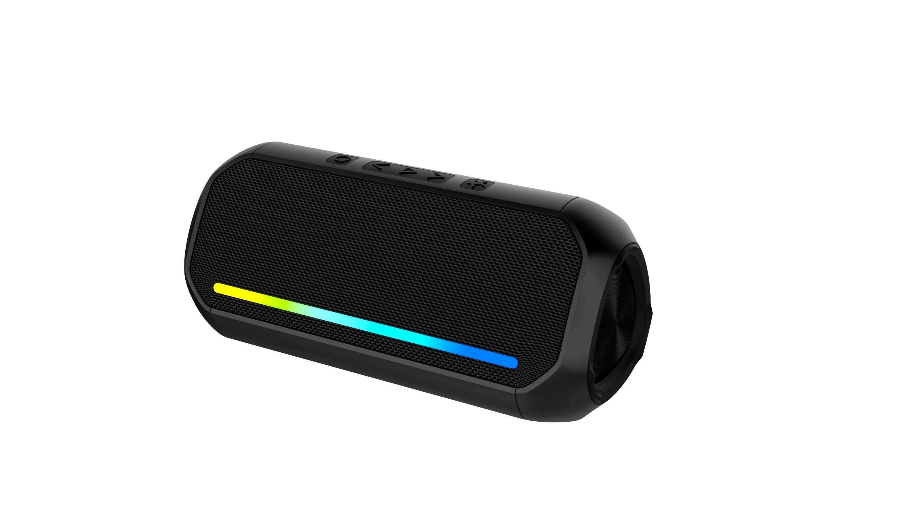 Bluetooth Speakers with Light, 40W Portable Bluetooth Wireless (100FT Range) Loud Stereo Sound, Ipx6 Waterproof Shower Speakers, RGB Multi-Colors Rhythm Lights,