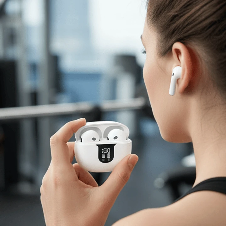 Bluetooth Sports Headphones with Active Noise Cancellation Technology