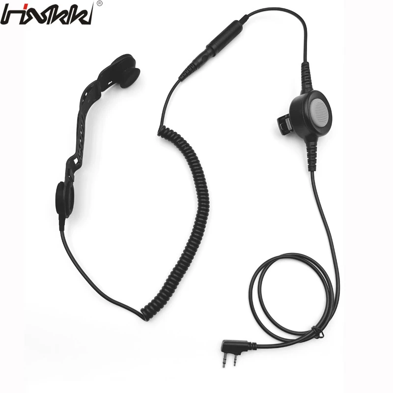 Bone Conduction Tactical Fireman Helmet Headset with Removeable Ptt Cable