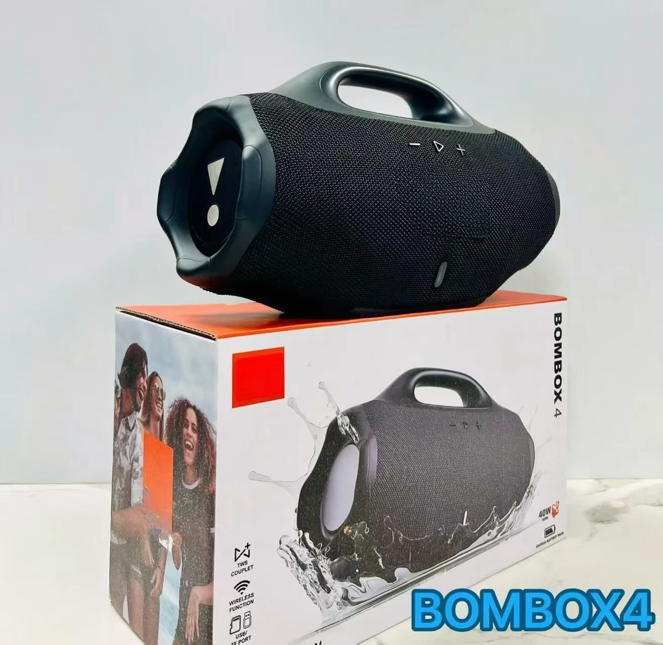 Box4 Speaker High Quality Wireless Bluetooth Portable Speaker for Fast Shipping From European and American Warehouses