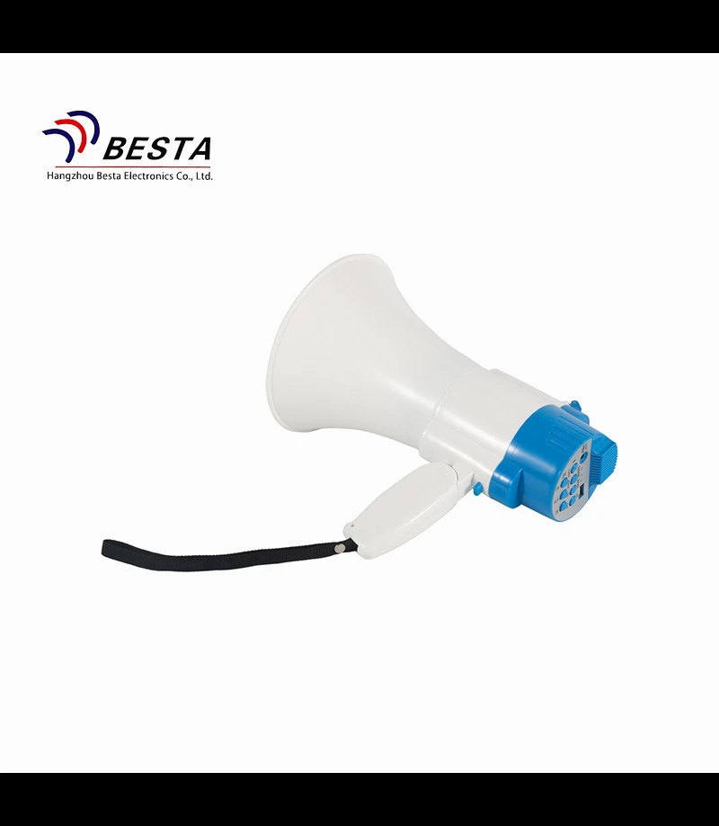 Bullhorn Handle Megaphone with USB/TF/Siren/Recording Lithium Battery