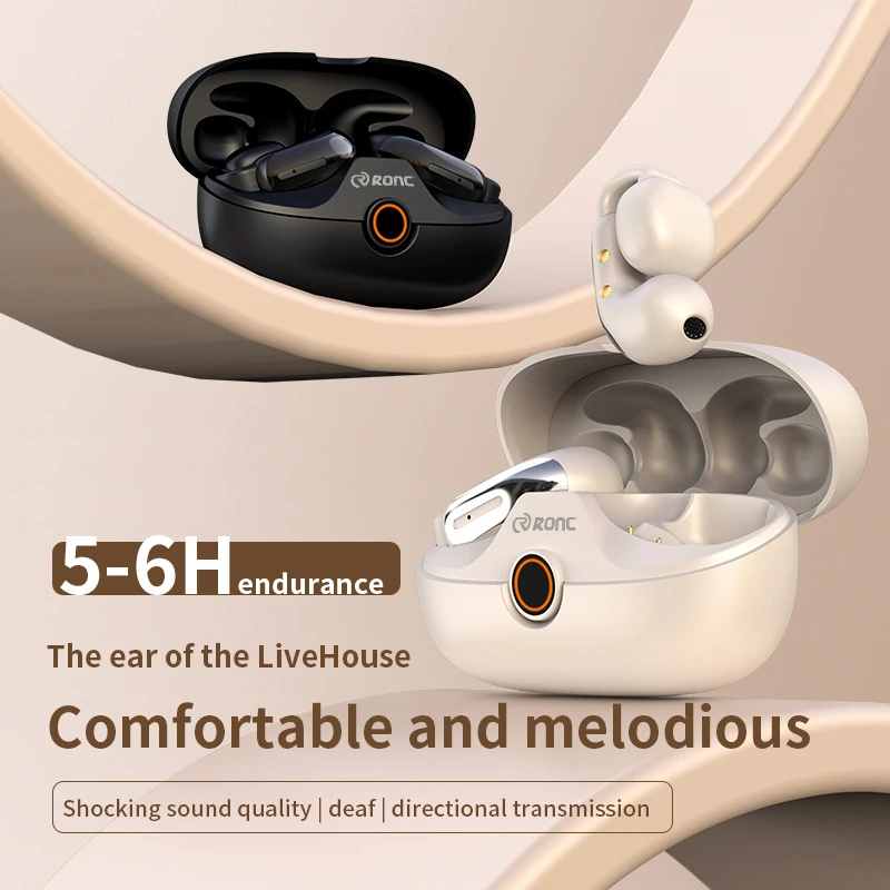 Business Travel Online Voice Translator Open Ear Clip Ai Translation Earbuds