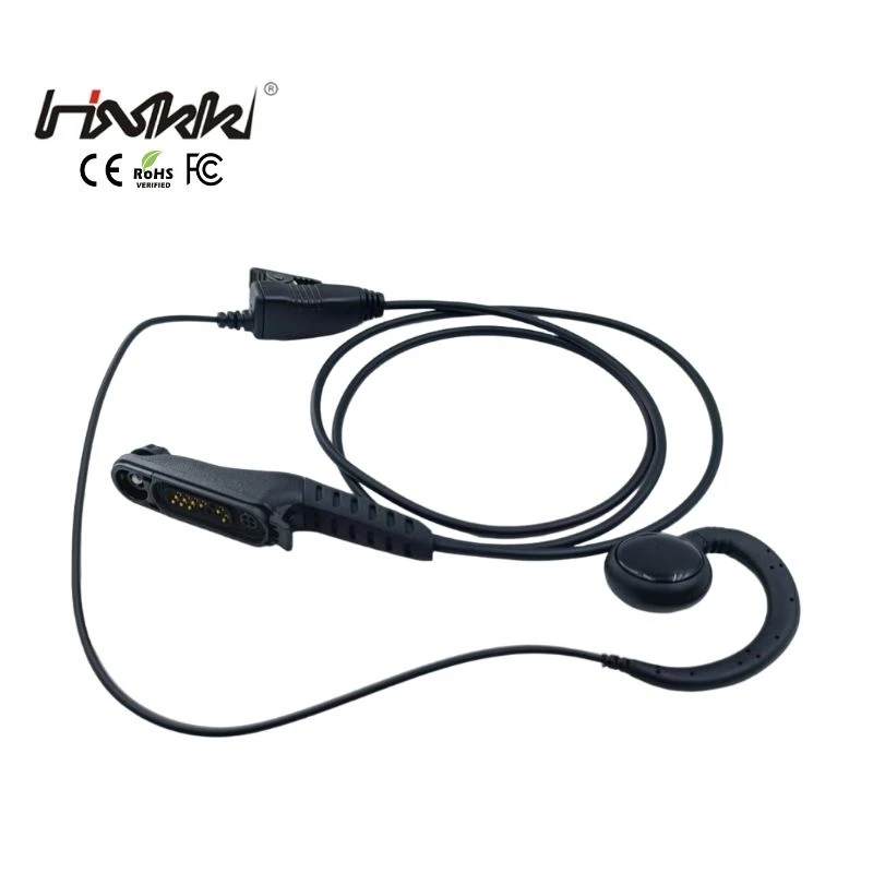 C Ring Ear Hook Two Way Radio Earpiece Security Ptt Headset for R7 Walkie Talkie