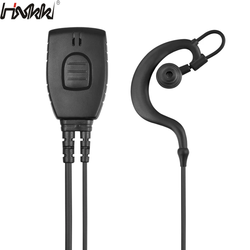 C Shape Two Way Radio Walkie Talkie Earhook for Portable Radio