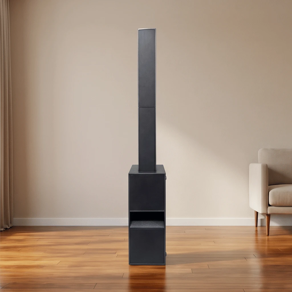 C63 Passive Line Column Speaker Birch Plywood Cabinet