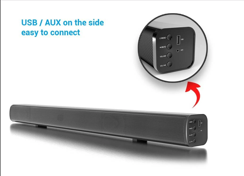 CE Certified 2.0CH Soundbar Speaker