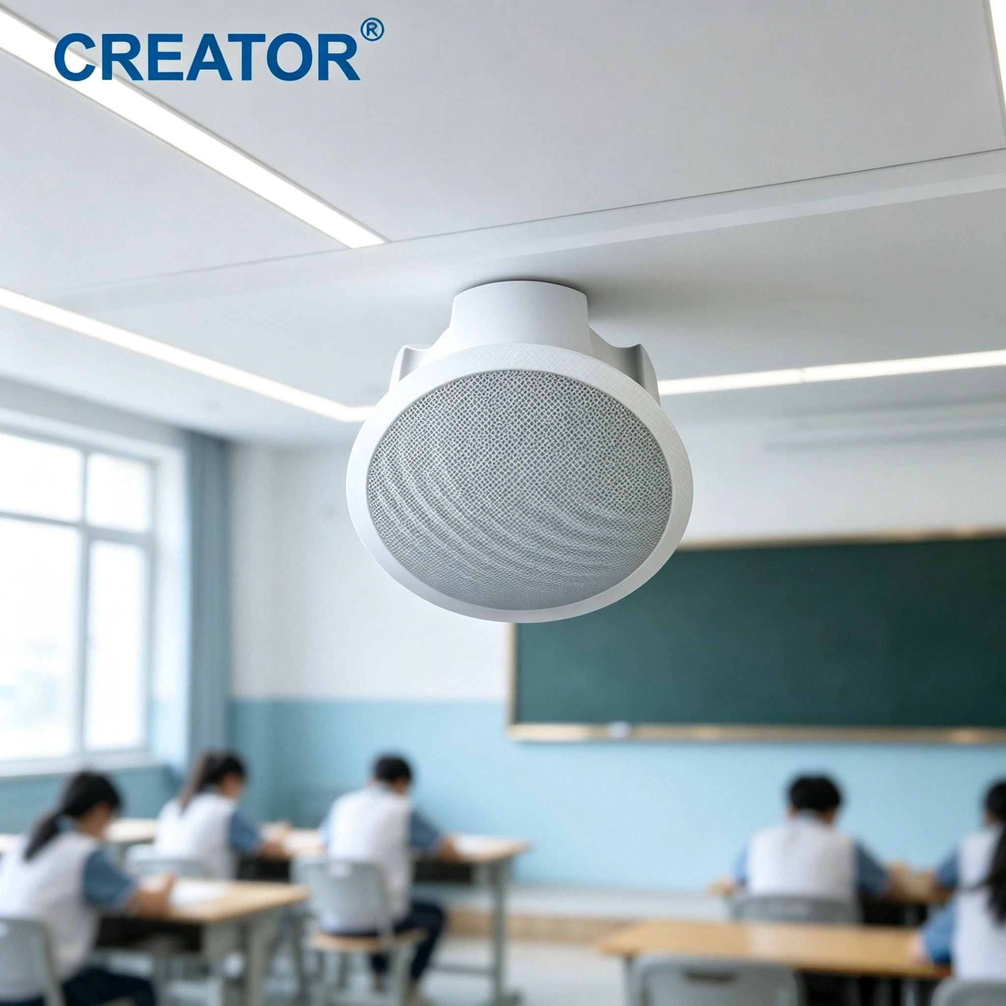 CR-SC30 8 Ohm 70V 100V Constant-Voltage Ceiling Speaker Fast Installation for School and Commercial PA Background Music