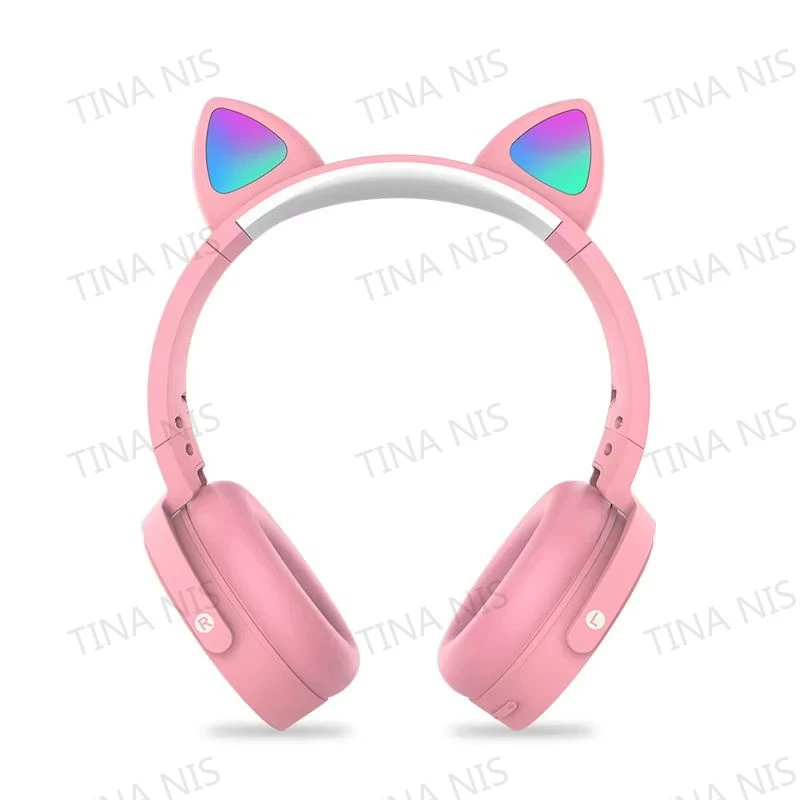 CT-950 Stress Relief Kid Bt Wireless Cat Ear Headset CT950 Silicone Green Rainbow Bump Push Bubble Headphone