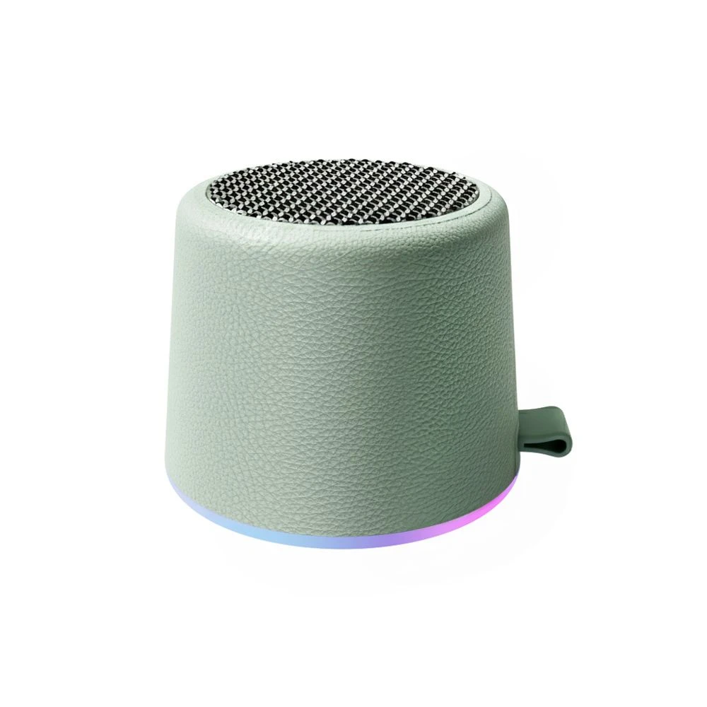 Caankei Cws10 Magnetic Bluetooth-Compatible Speaker Ipx5 Waterproof RGB Lighting 8W Tws Subwoofer – Green