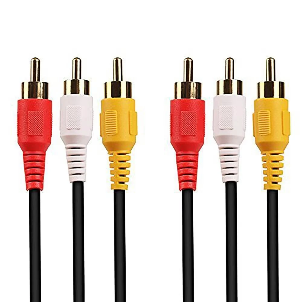 Cable Audio Video Composite Cable RCA 3-Male