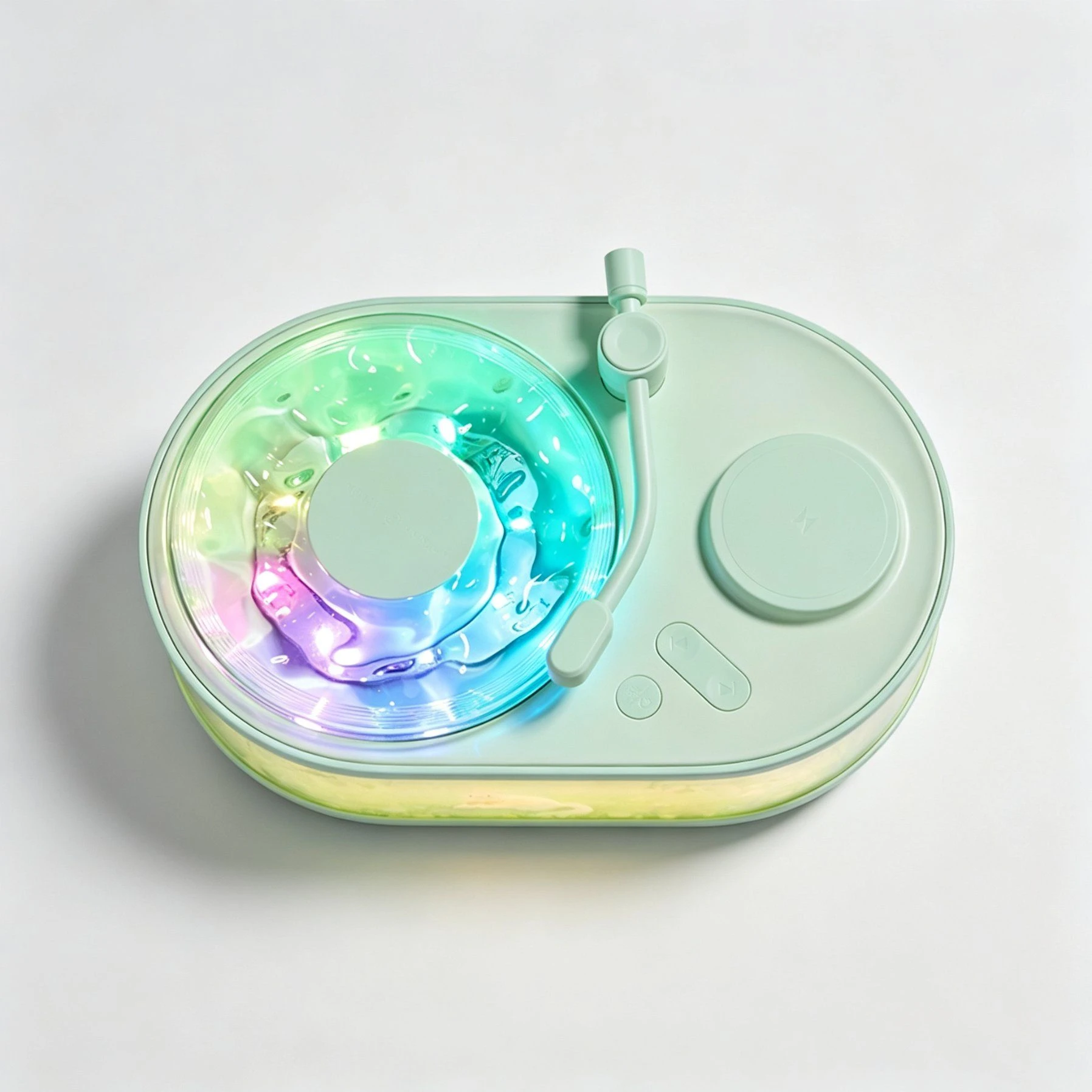 Calm Aurora Bluetooth Speaker with 360 Sound and Night Light for Office
