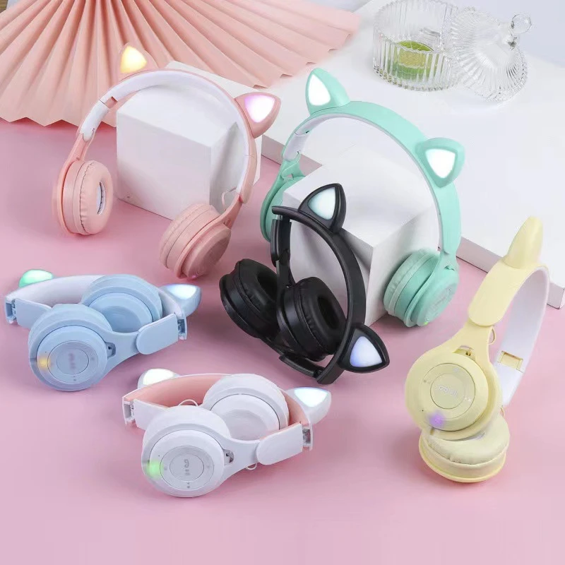 Cat Ear Bluetooth Headset Y 08m