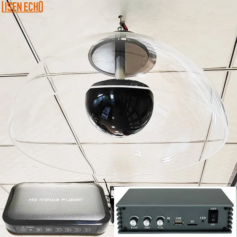 Ceiling Directional Audio Sound Dome Speaker with IR Lidar Sensor for Museums and Exhibition Halls