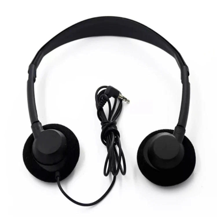Cheap Headband Headphone Airline Disposable Headset for Business Class Call Center Headset