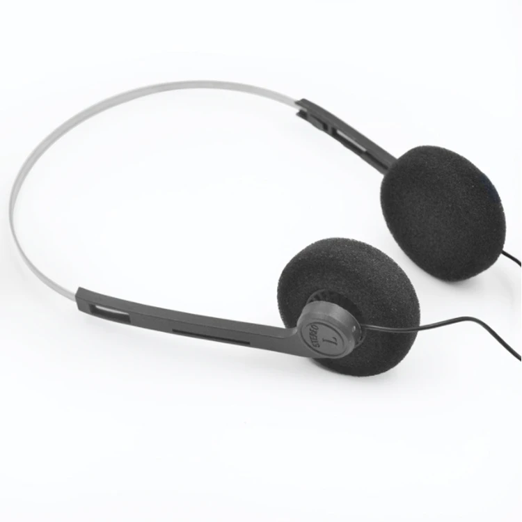 Cheap Low Price Airline Disposable Aviation Headset Bus Earbuds Cheap Headphones