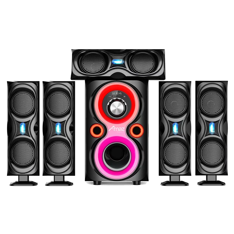 Cheap Super Bass 5.1 Home Theater System/Wooden 5.1 Home Theater Sound Speaker System