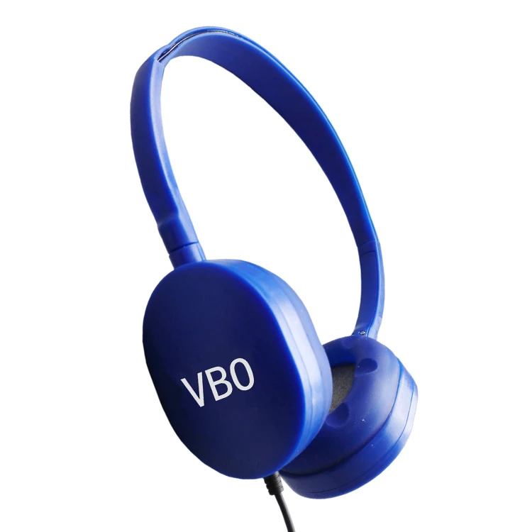 Cheapest 3.5mm Airline Wired Headsets Manufacturer Headphones Bus Disposable Earphones