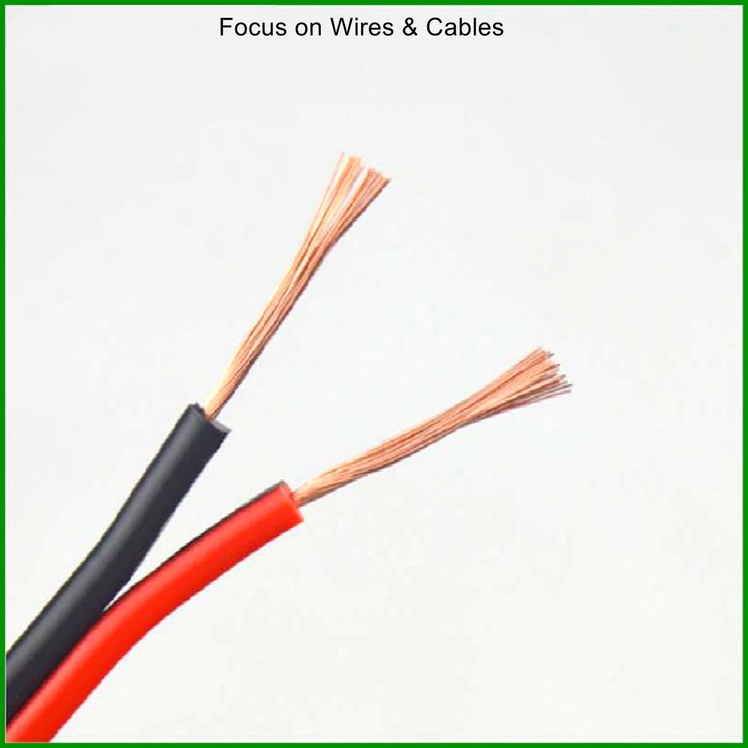 China Black and Red Speaker Aux Cable to RCA