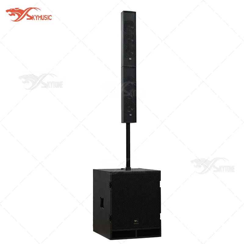 China Factory Professional Column Speaker System with Active DSP 15 Inch Sub