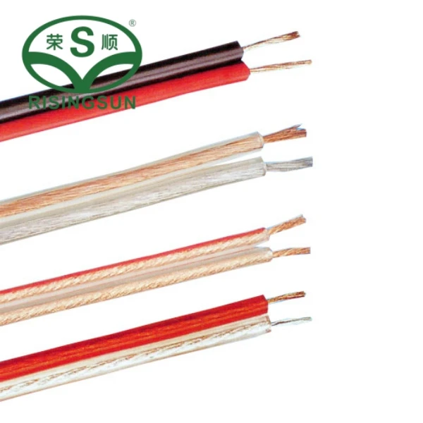 China Manufacturer Factory Price High Quality Transparent Speaker Cable