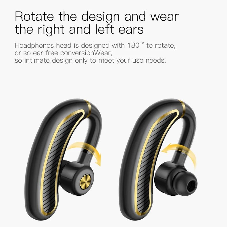Christmas Gift Bt 5.0 Wireless K21 Sports One Side Single Hanging Ear Mini Business Headset Earphone with Mic for Android