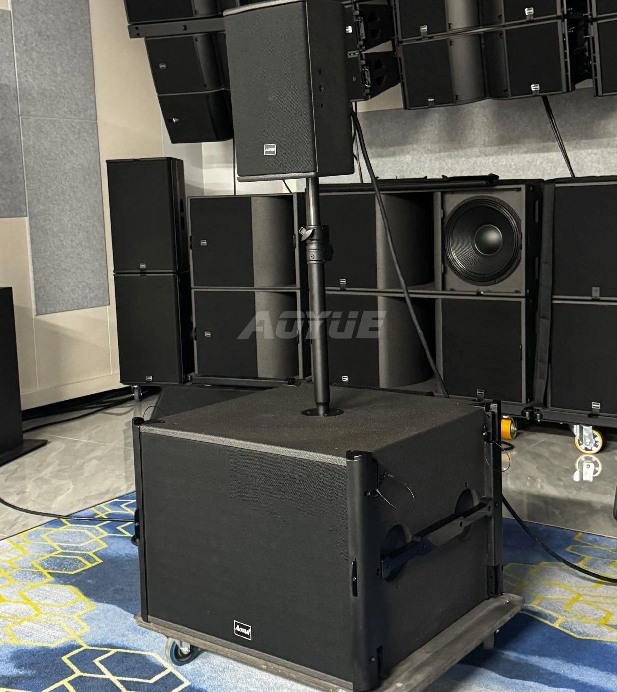 Coaxial Monitor Speaker 8 Inch Professional and Neodymium Subwoofer Speaker 18 Inch