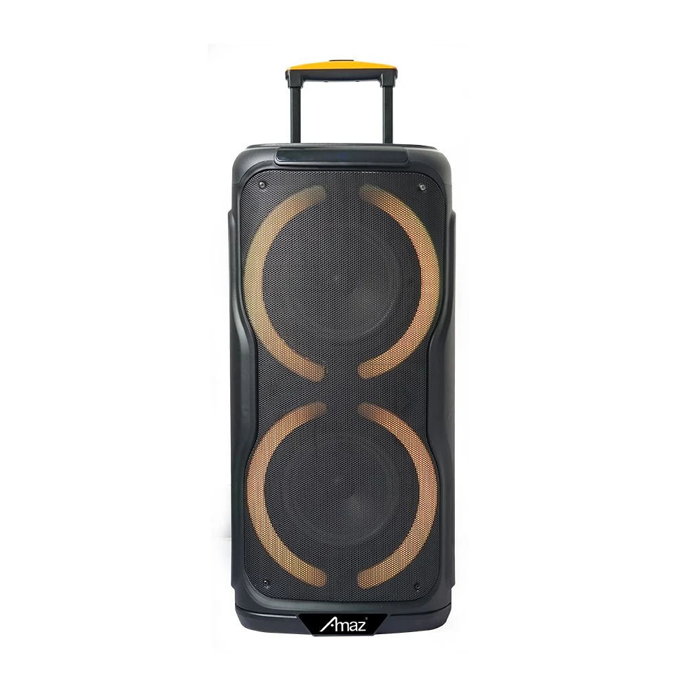 Colombia Brazil Best-Sales Good Quality Outdoor Blue Tooth 2*8 Inch Party LED Light Portable Heavy Bass Wireless Speakers