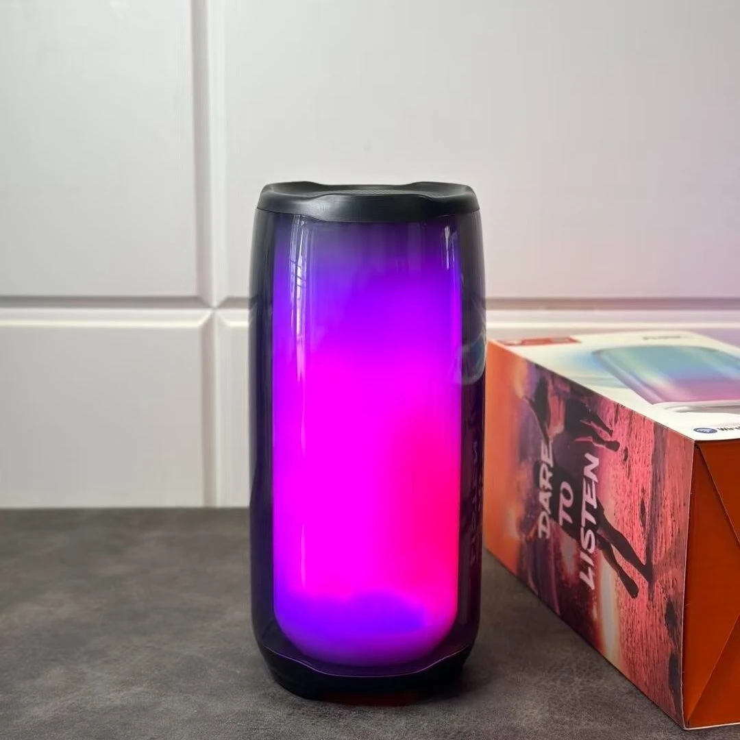 Colorful LED Portable Stereo Bluetooth Speaker with FM Radio Waterproof Outdoor Speaker Pluse5