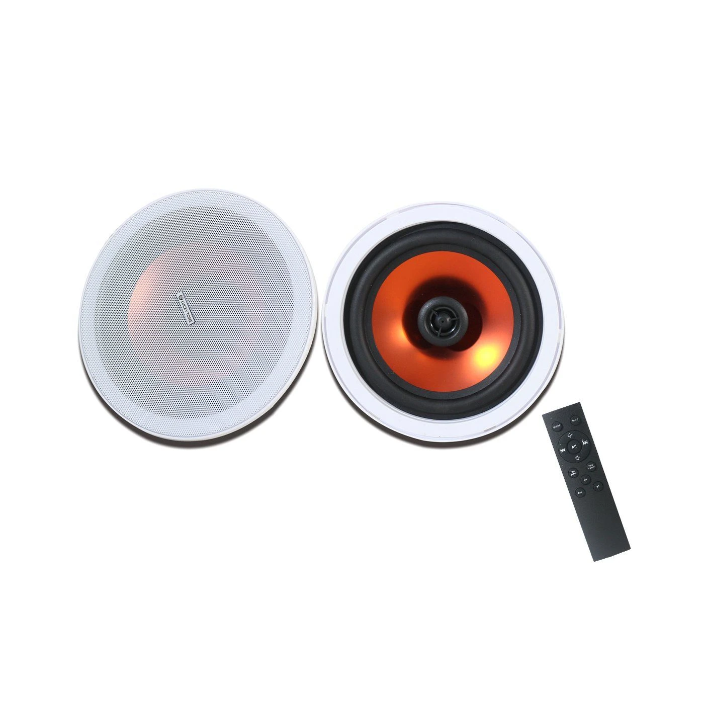 Colorful Poly Woofer Ceiling Speaker Pair with Tws Bluetooth & Smooth Natural HiFi for Home Theater Ceiling Speaker